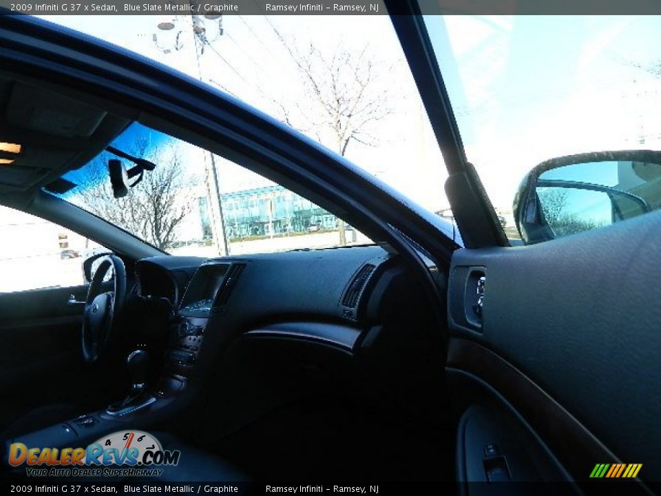 2009 Infiniti G 37 x Sedan Blue Slate Metallic / Graphite Photo #15