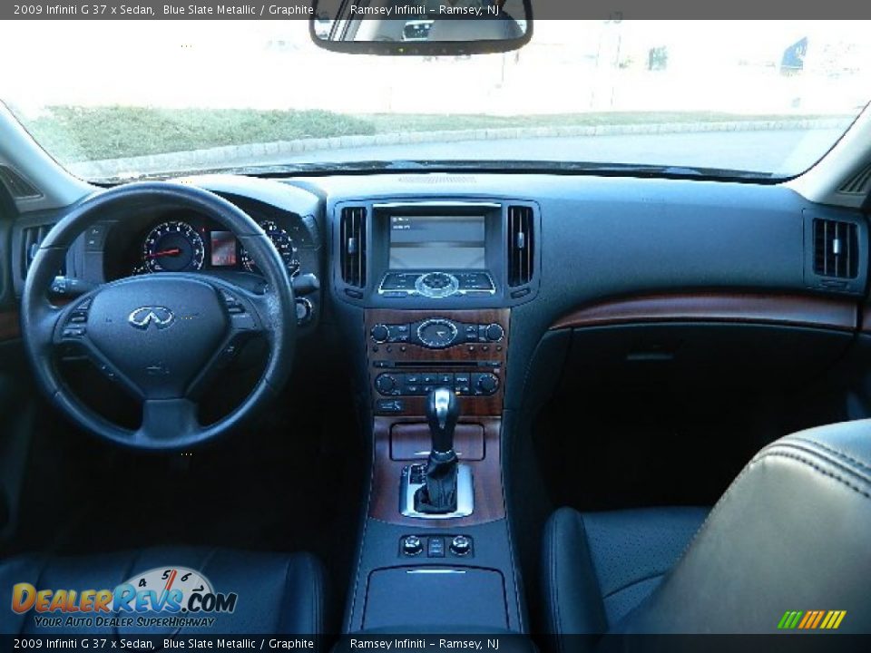 2009 Infiniti G 37 x Sedan Blue Slate Metallic / Graphite Photo #16