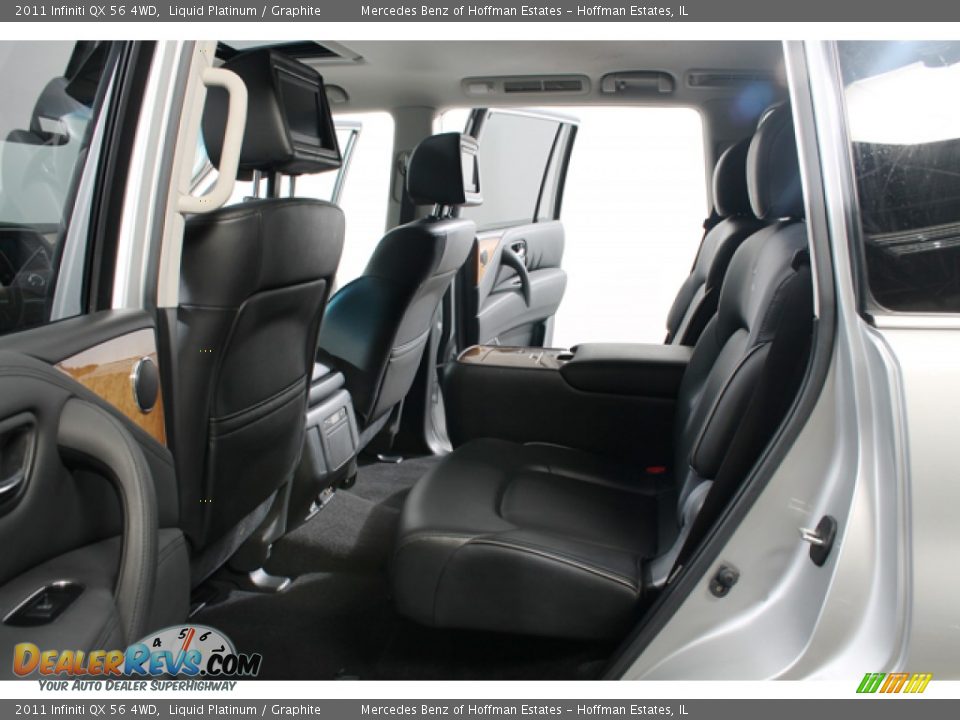 Rear Seat of 2011 Infiniti QX 56 4WD Photo #19