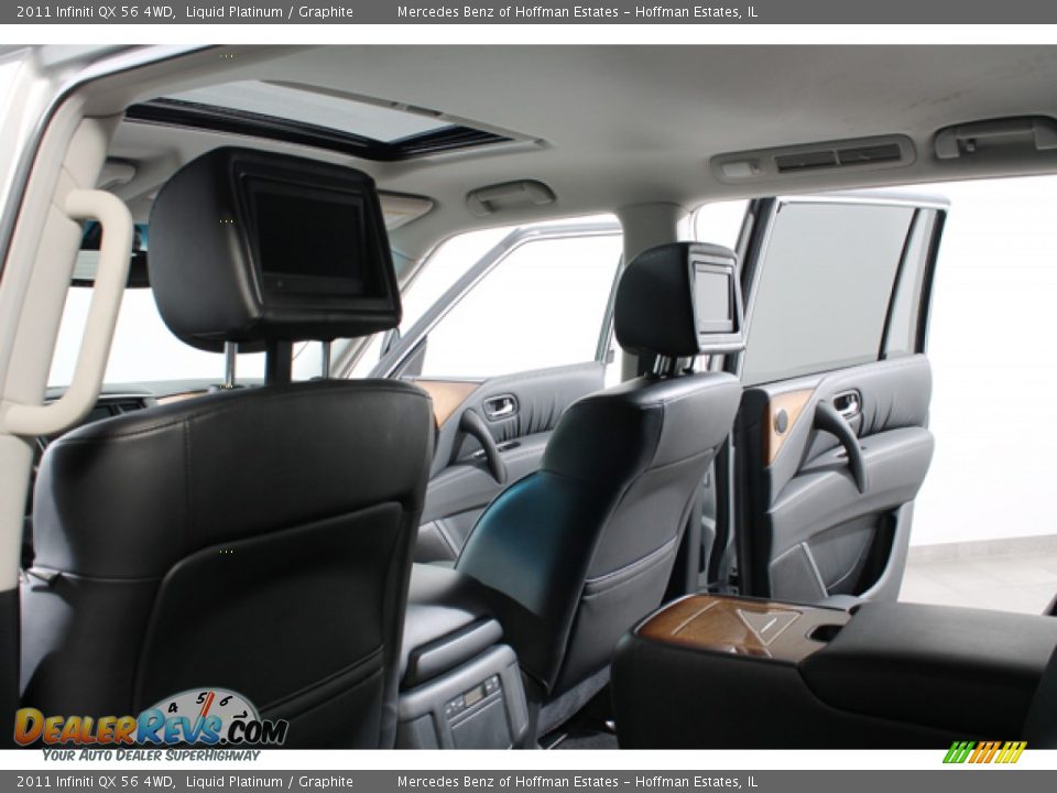 2011 Infiniti QX 56 4WD Liquid Platinum / Graphite Photo #21