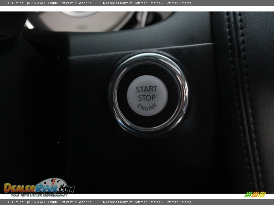 2011 Infiniti QX 56 4WD Liquid Platinum / Graphite Photo #22
