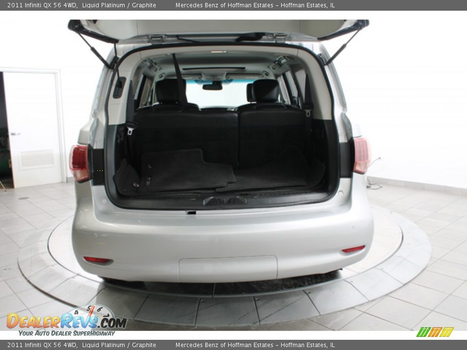 2011 Infiniti QX 56 4WD Liquid Platinum / Graphite Photo #25
