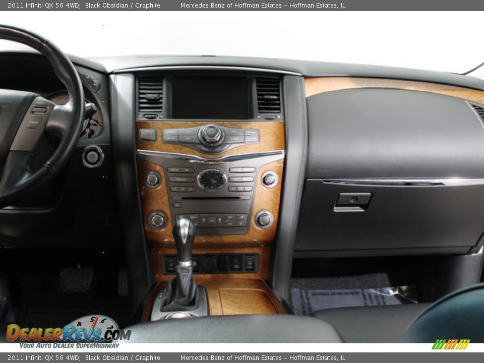 2011 Infiniti QX 56 4WD Black Obsidian / Graphite Photo #9