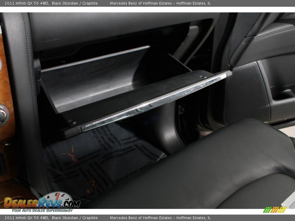 2011 Infiniti QX 56 4WD Black Obsidian / Graphite Photo #23