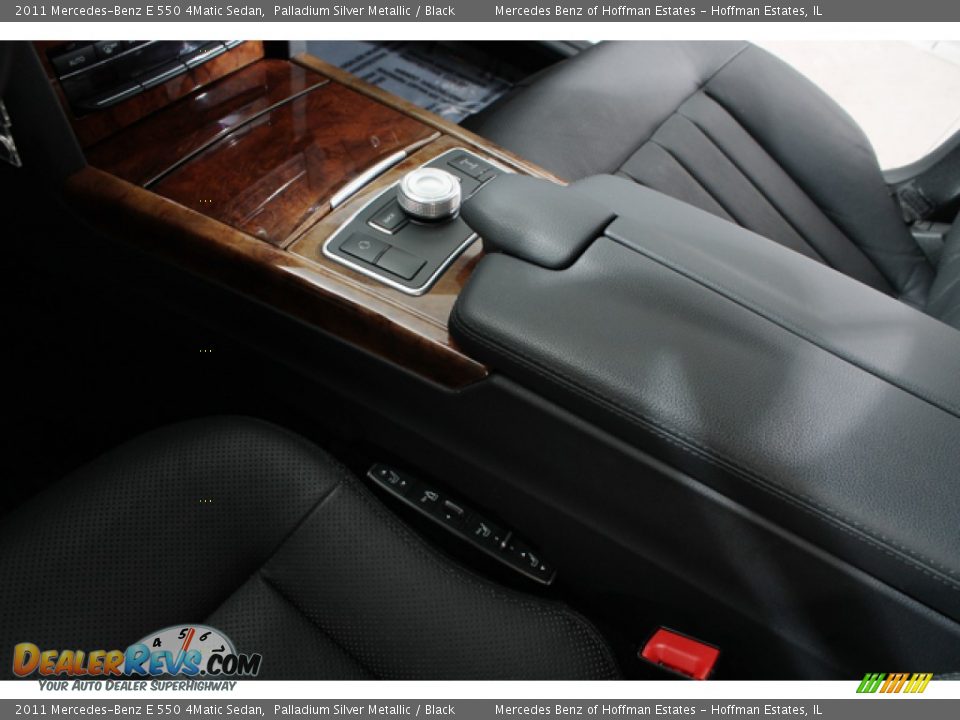 2011 Mercedes-Benz E 550 4Matic Sedan Palladium Silver Metallic / Black Photo #12