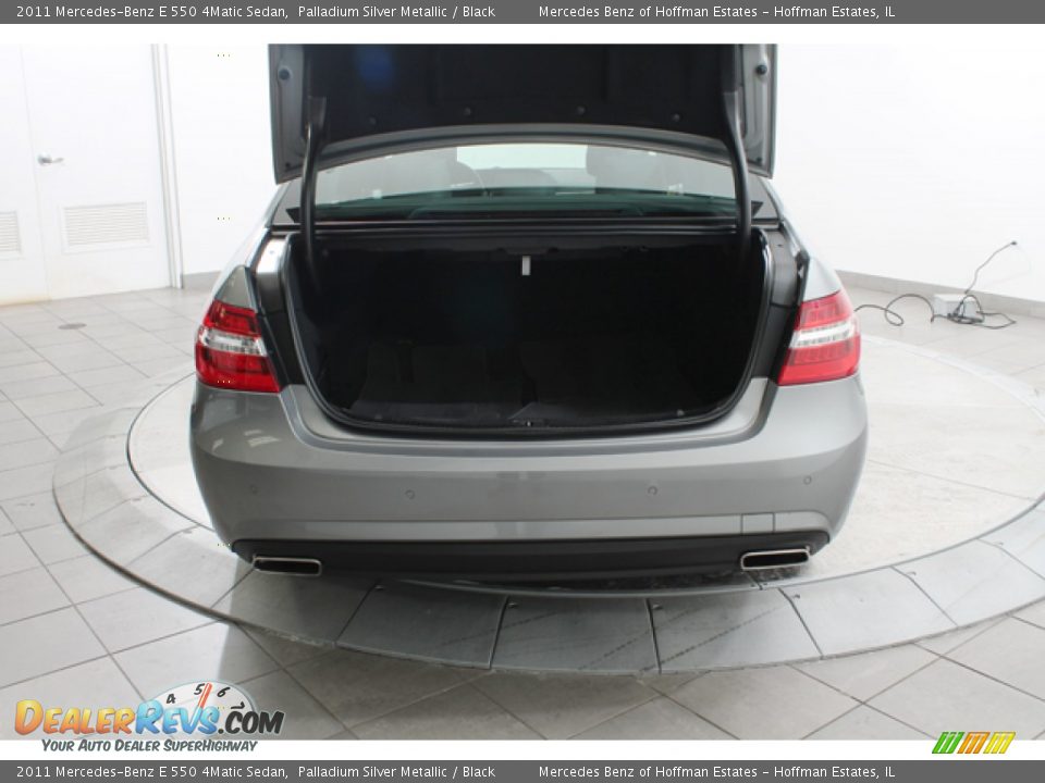 2011 Mercedes-Benz E 550 4Matic Sedan Palladium Silver Metallic / Black Photo #22