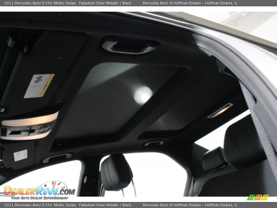 2011 Mercedes-Benz E 550 4Matic Sedan Palladium Silver Metallic / Black Photo #23