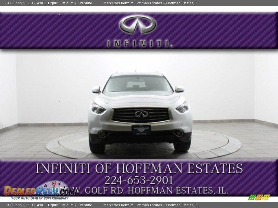 2013 Infiniti FX 37 AWD Liquid Platinum / Graphite Photo #3