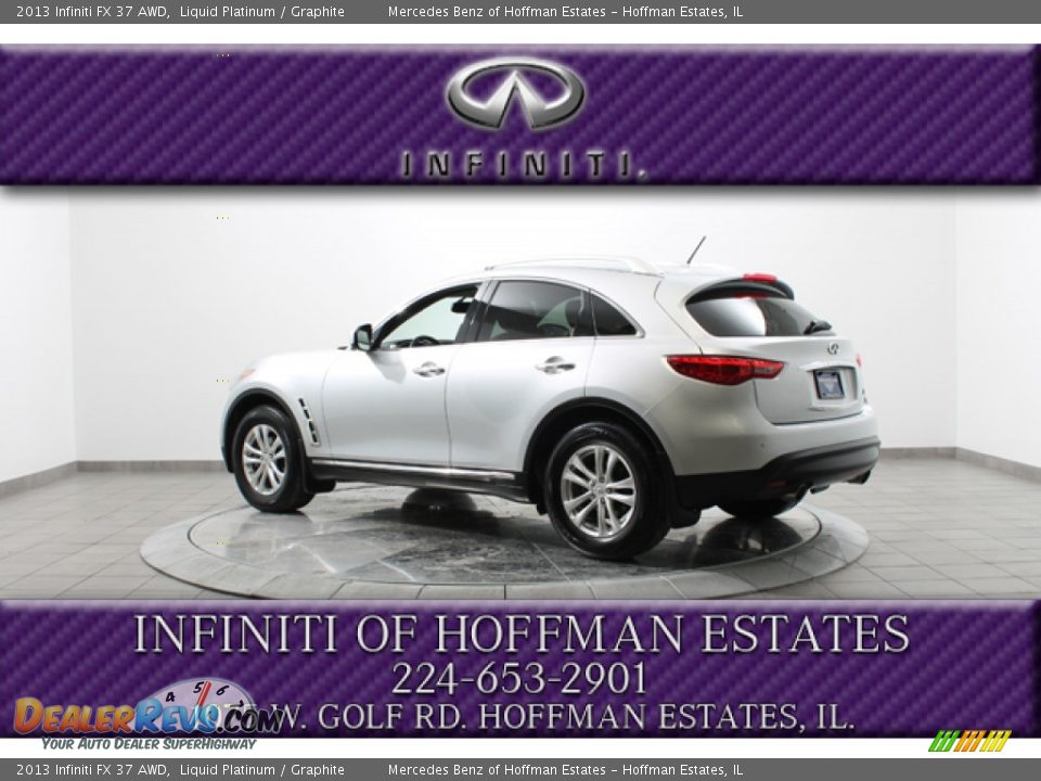 2013 Infiniti FX 37 AWD Liquid Platinum / Graphite Photo #5