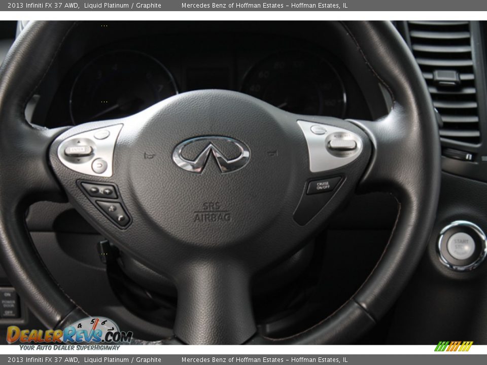 2013 Infiniti FX 37 AWD Liquid Platinum / Graphite Photo #8