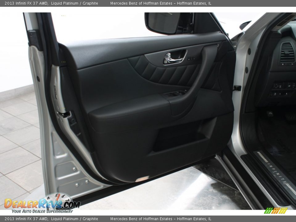 2013 Infiniti FX 37 AWD Liquid Platinum / Graphite Photo #16