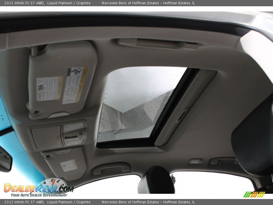 2013 Infiniti FX 37 AWD Liquid Platinum / Graphite Photo #25