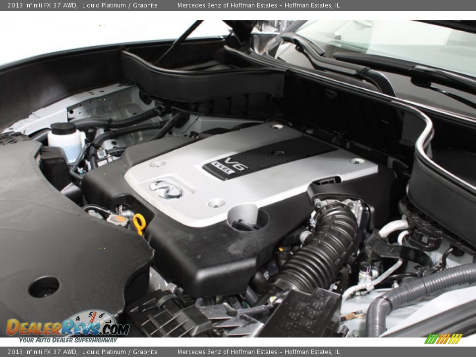 2013 Infiniti FX 37 AWD Liquid Platinum / Graphite Photo #26