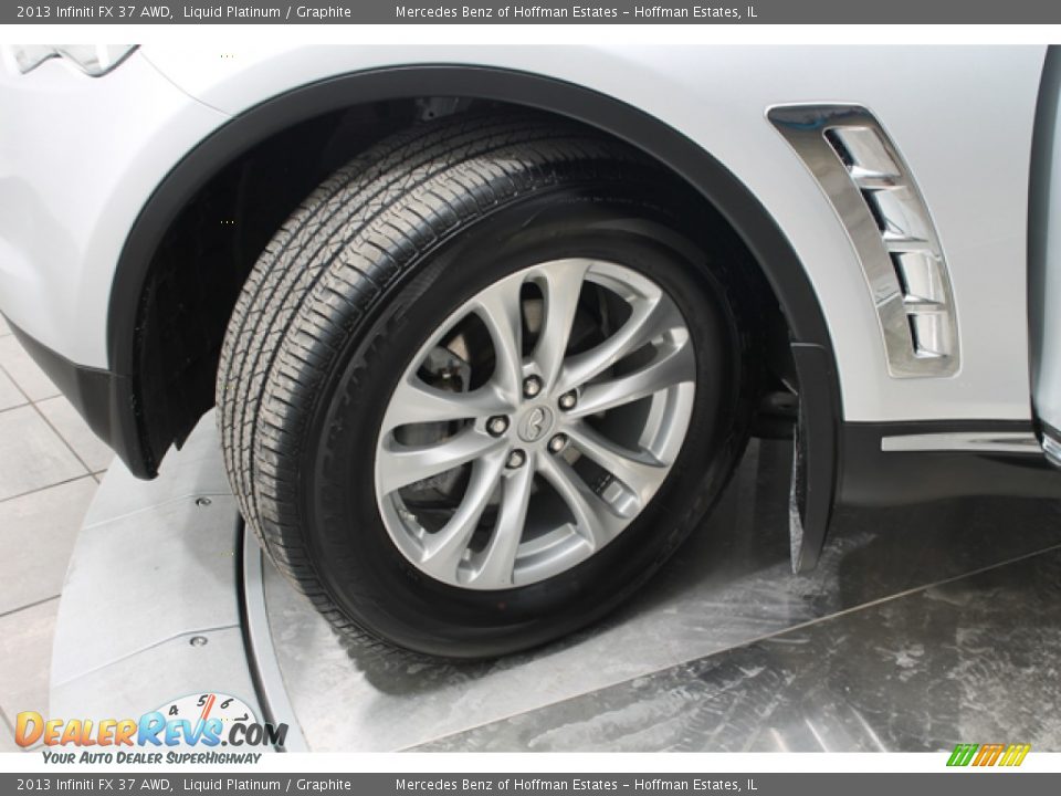 2013 Infiniti FX 37 AWD Liquid Platinum / Graphite Photo #28