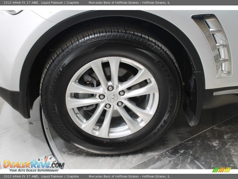2013 Infiniti FX 37 AWD Liquid Platinum / Graphite Photo #29