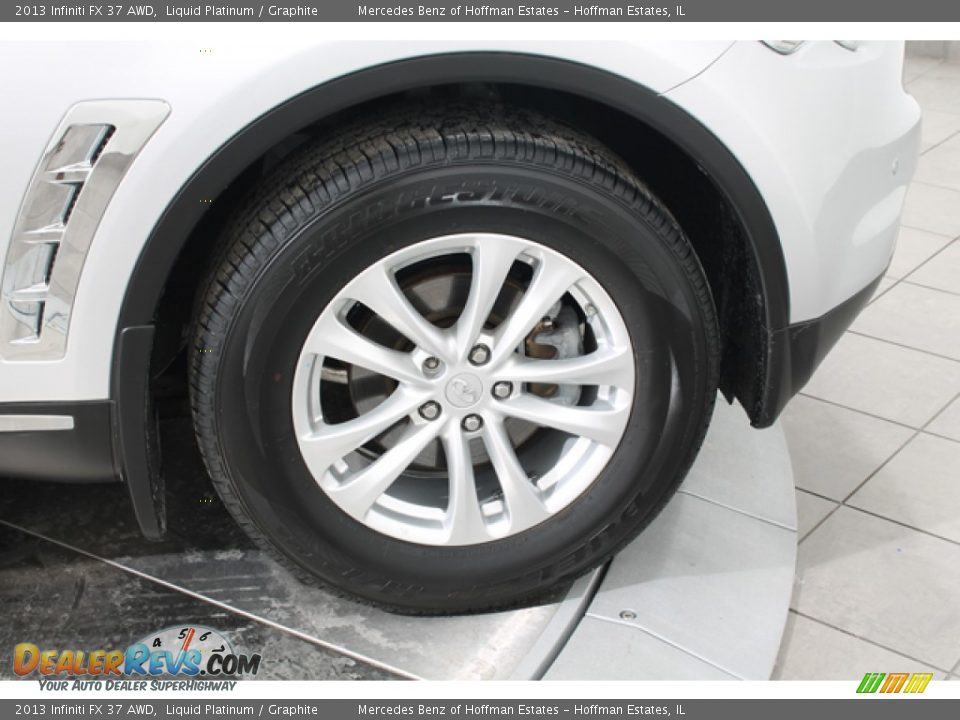 2013 Infiniti FX 37 AWD Liquid Platinum / Graphite Photo #30
