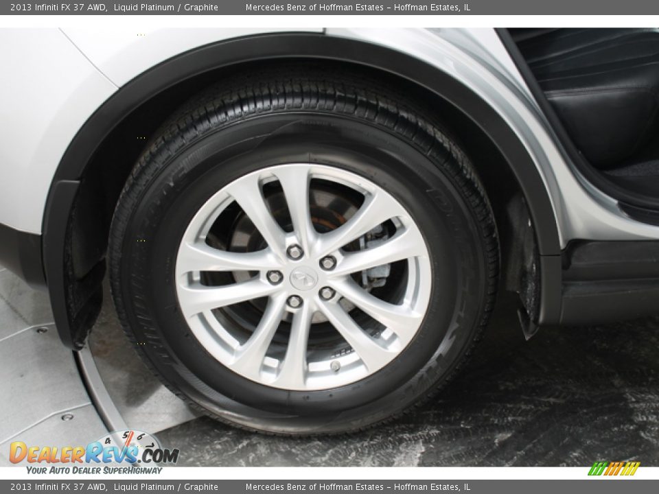 2013 Infiniti FX 37 AWD Liquid Platinum / Graphite Photo #31