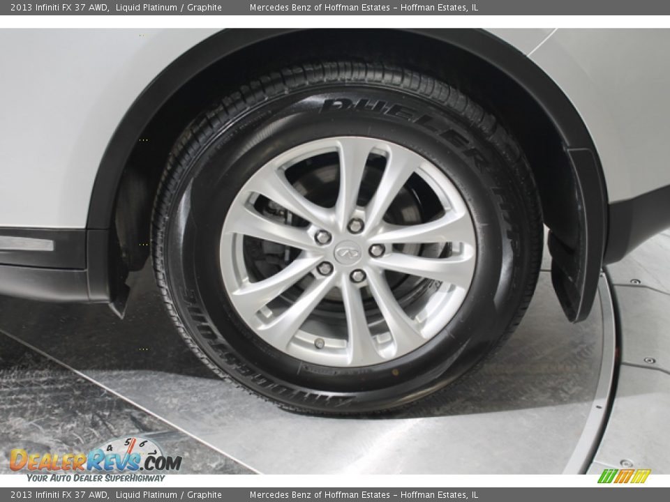 2013 Infiniti FX 37 AWD Liquid Platinum / Graphite Photo #32