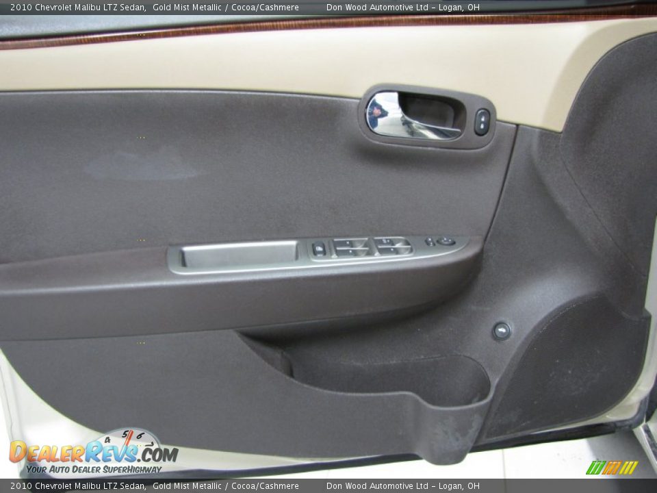 2010 Chevrolet Malibu LTZ Sedan Gold Mist Metallic / Cocoa/Cashmere Photo #9