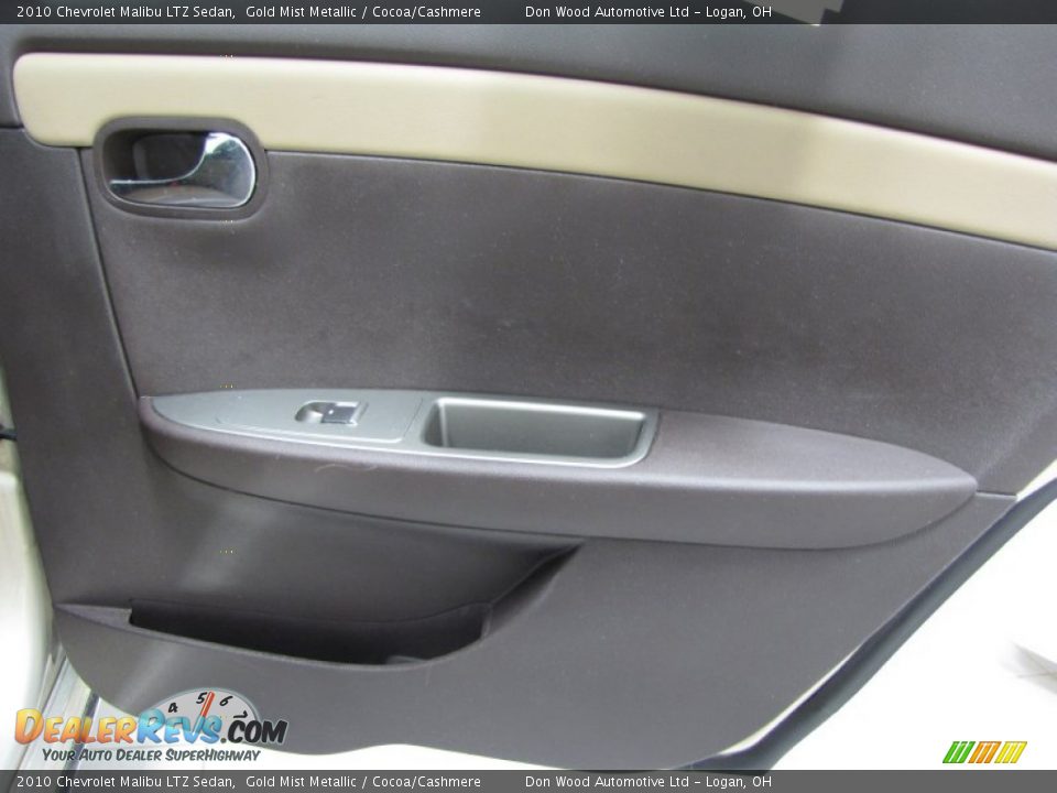 2010 Chevrolet Malibu LTZ Sedan Gold Mist Metallic / Cocoa/Cashmere Photo #12