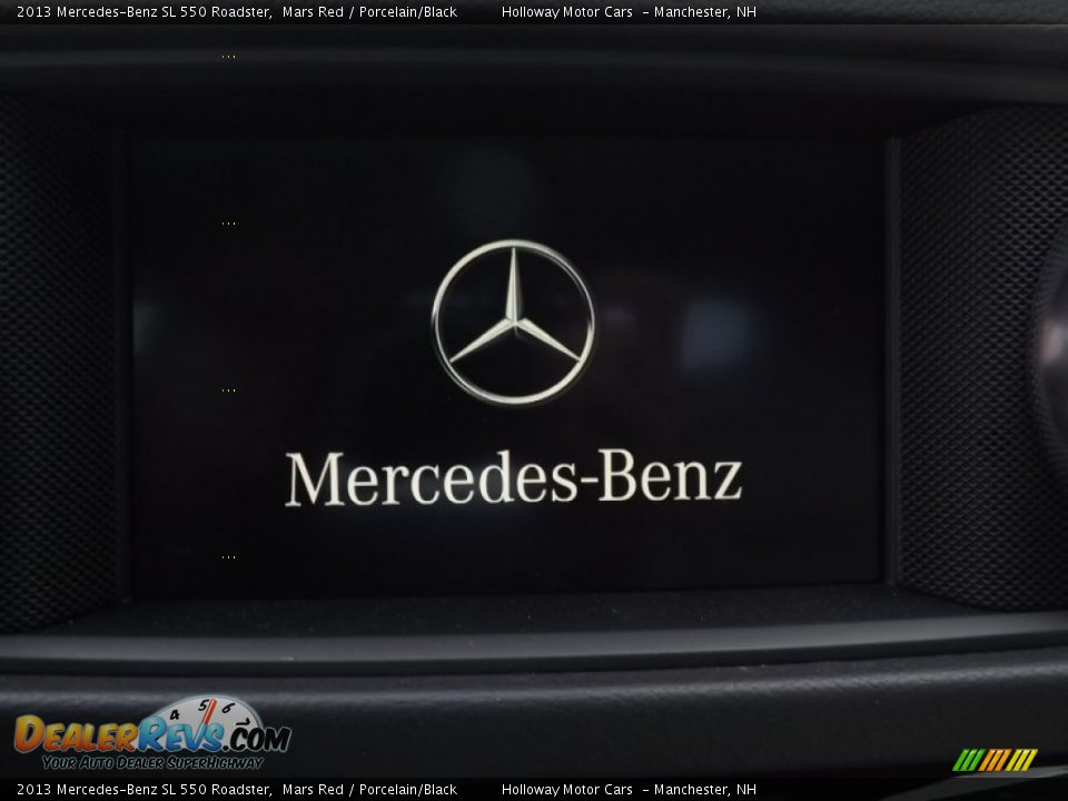 2013 Mercedes-Benz SL 550 Roadster Mars Red / Porcelain/Black Photo #10
