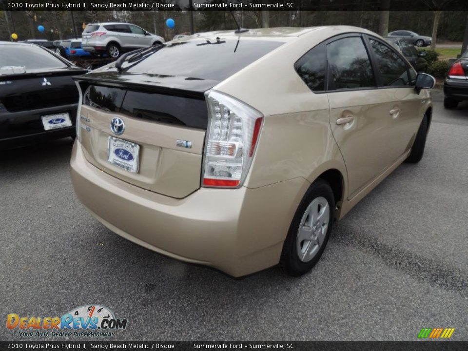 2010 Toyota Prius Hybrid II Sandy Beach Metallic / Bisque Photo #13