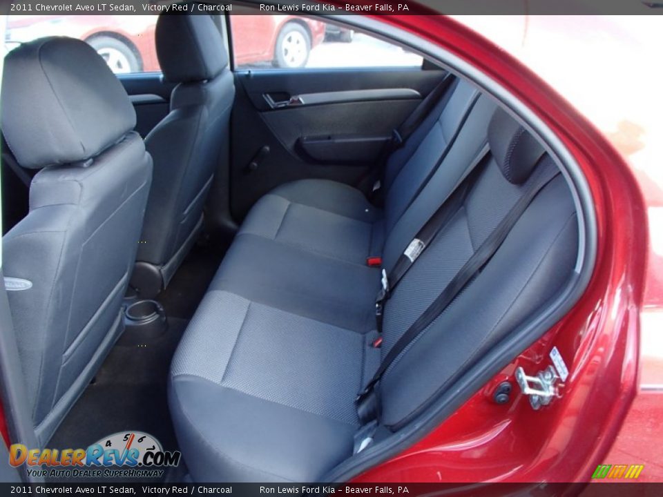2011 Chevrolet Aveo LT Sedan Victory Red / Charcoal Photo #13