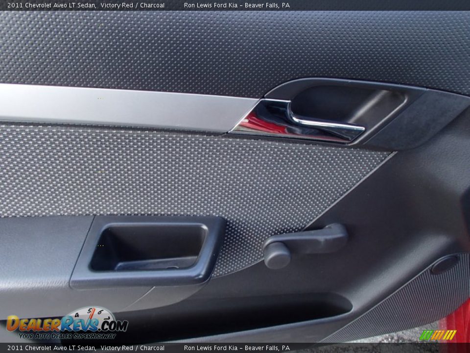 2011 Chevrolet Aveo LT Sedan Victory Red / Charcoal Photo #15