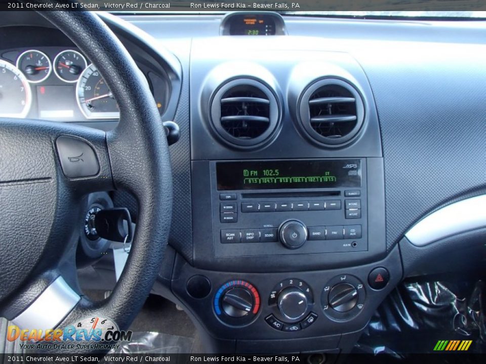 2011 Chevrolet Aveo LT Sedan Victory Red / Charcoal Photo #16