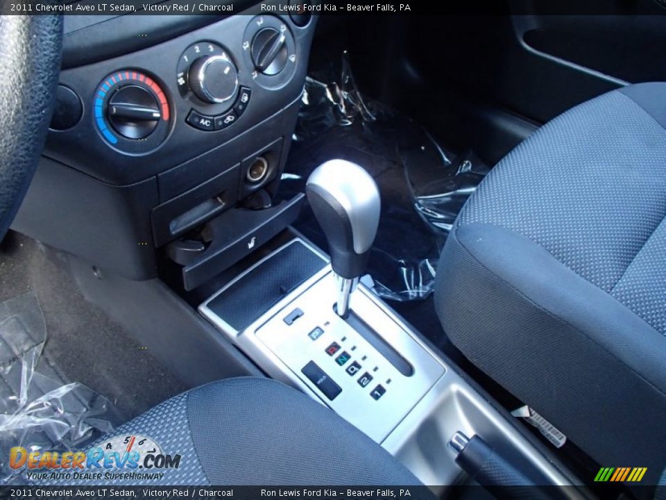 2011 Chevrolet Aveo LT Sedan Victory Red / Charcoal Photo #17