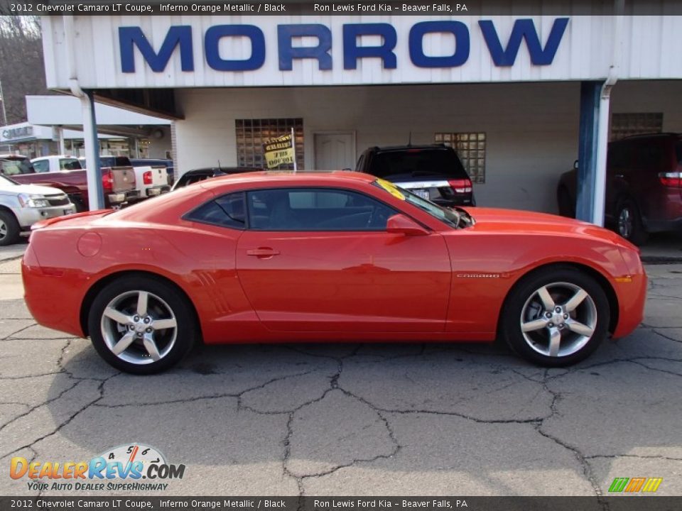 2012 Chevrolet Camaro LT Coupe Inferno Orange Metallic / Black Photo #1