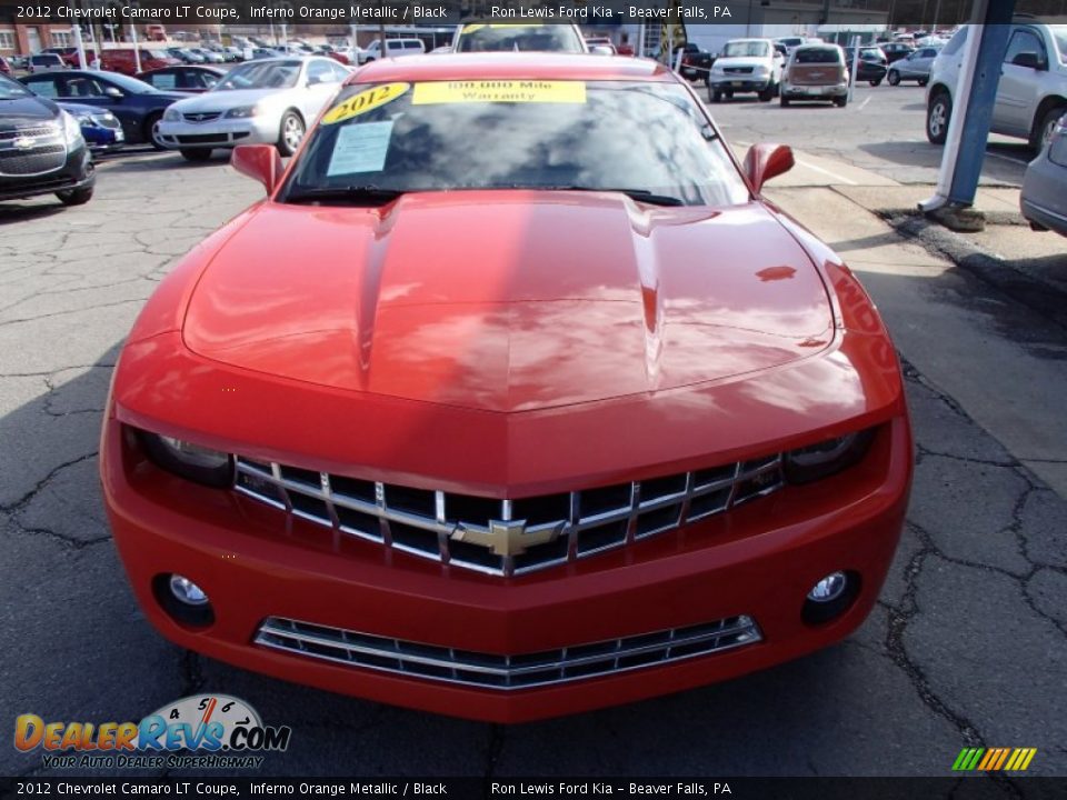 2012 Chevrolet Camaro LT Coupe Inferno Orange Metallic / Black Photo #3