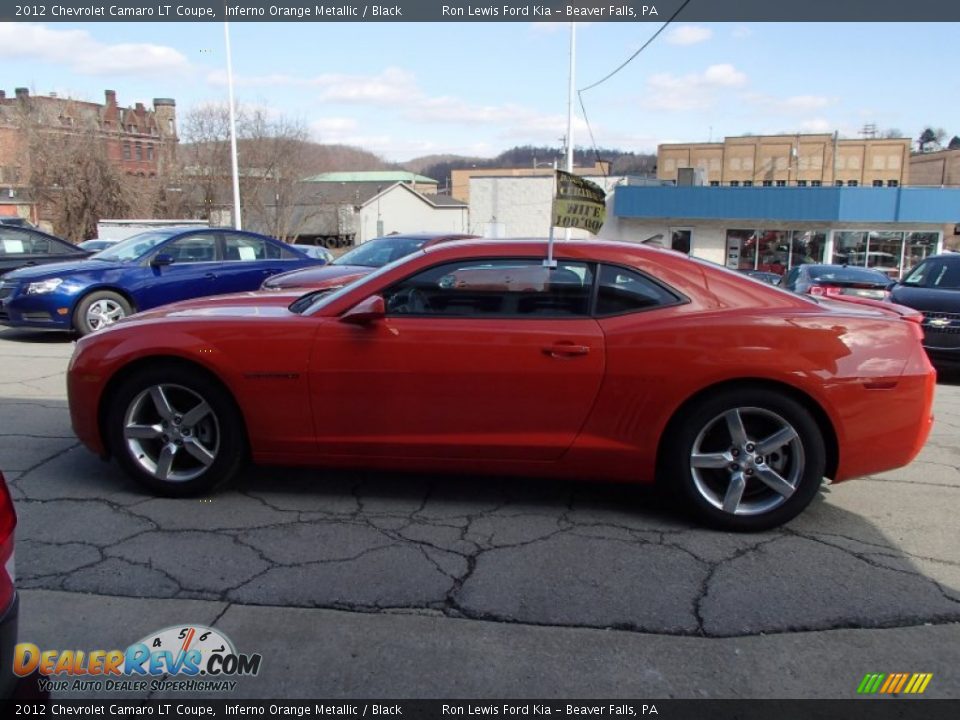 2012 Chevrolet Camaro LT Coupe Inferno Orange Metallic / Black Photo #5
