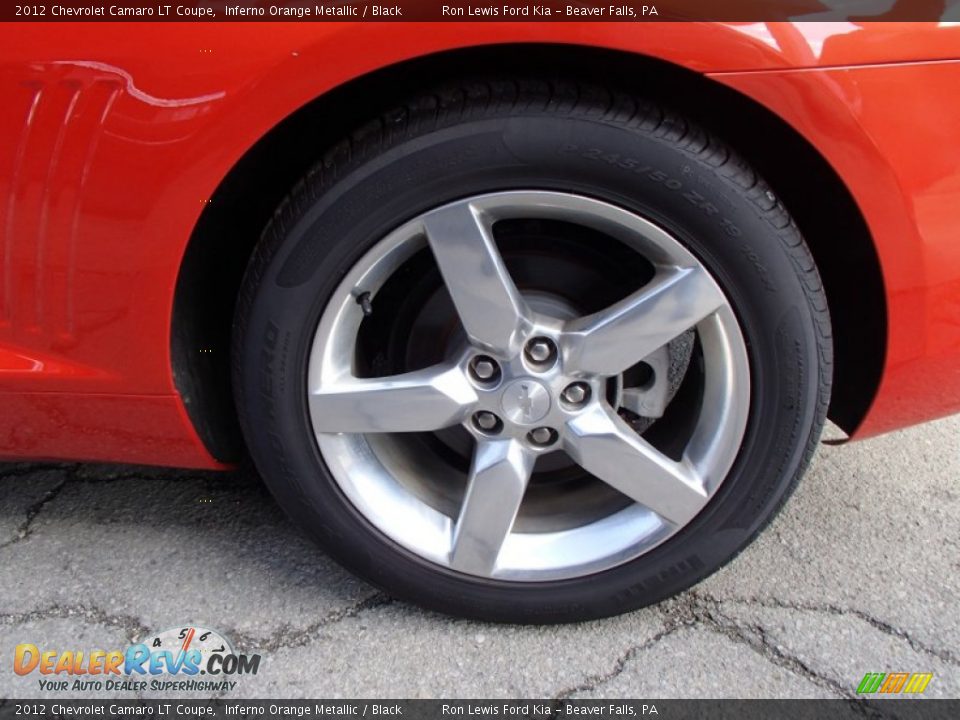 2012 Chevrolet Camaro LT Coupe Inferno Orange Metallic / Black Photo #9