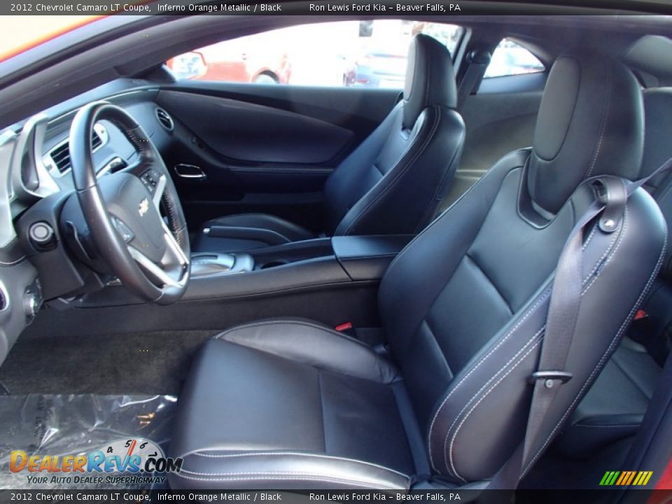 2012 Chevrolet Camaro LT Coupe Inferno Orange Metallic / Black Photo #11