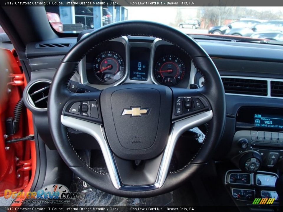 2012 Chevrolet Camaro LT Coupe Inferno Orange Metallic / Black Photo #18