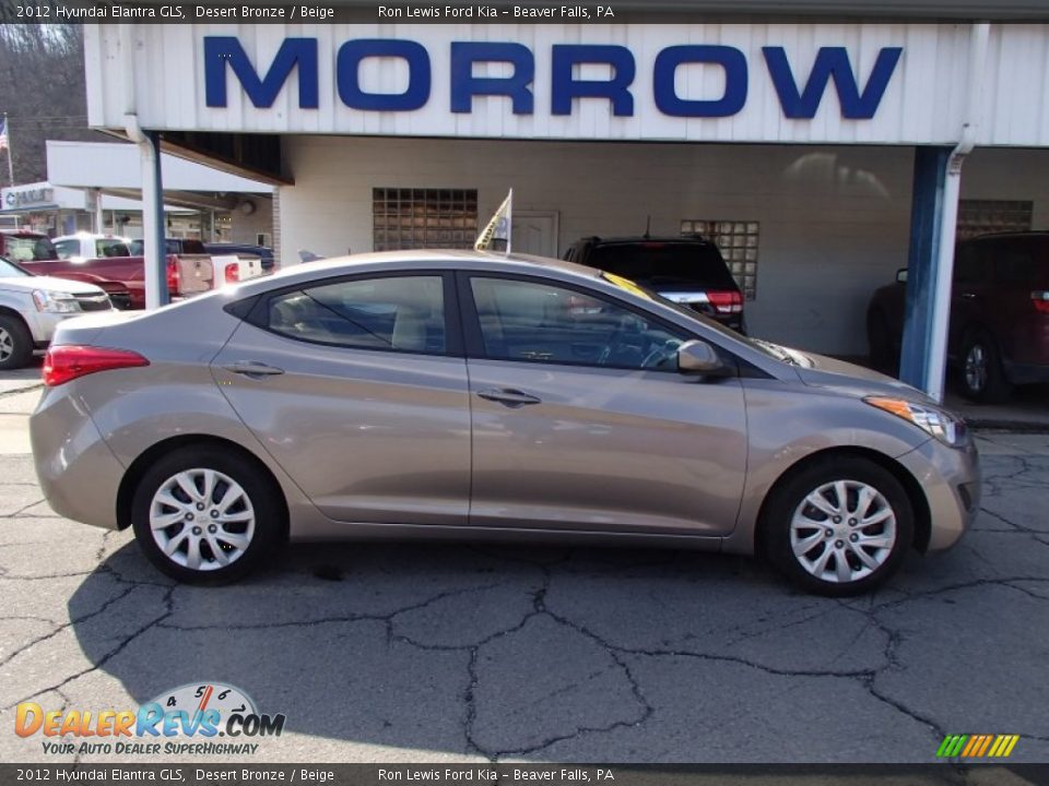2012 Hyundai Elantra GLS Desert Bronze / Beige Photo #1