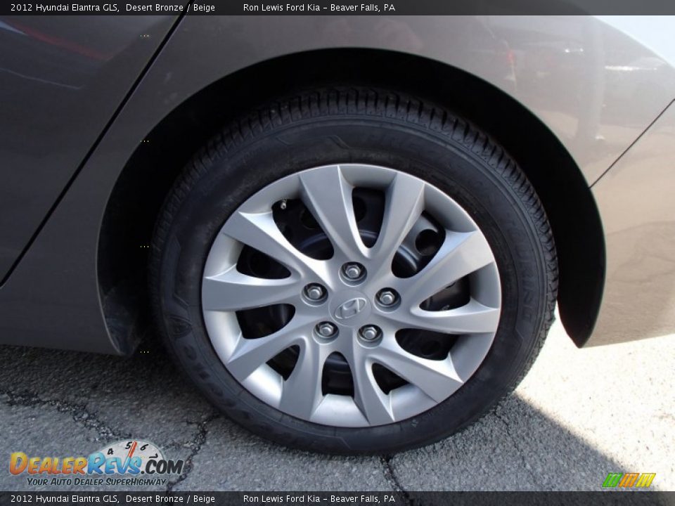 2012 Hyundai Elantra GLS Desert Bronze / Beige Photo #9