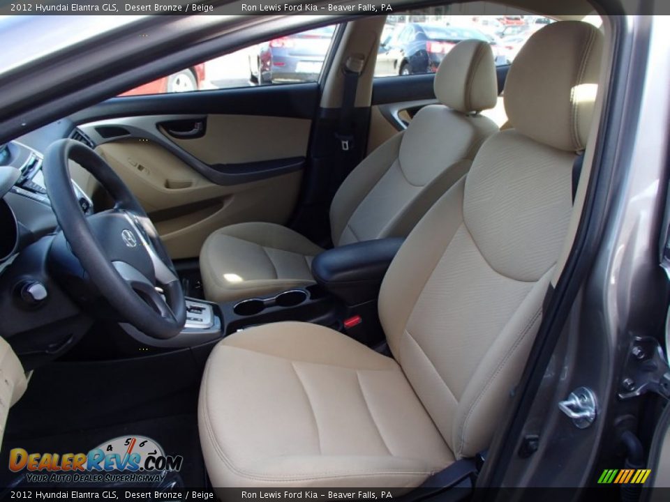 2012 Hyundai Elantra GLS Desert Bronze / Beige Photo #11