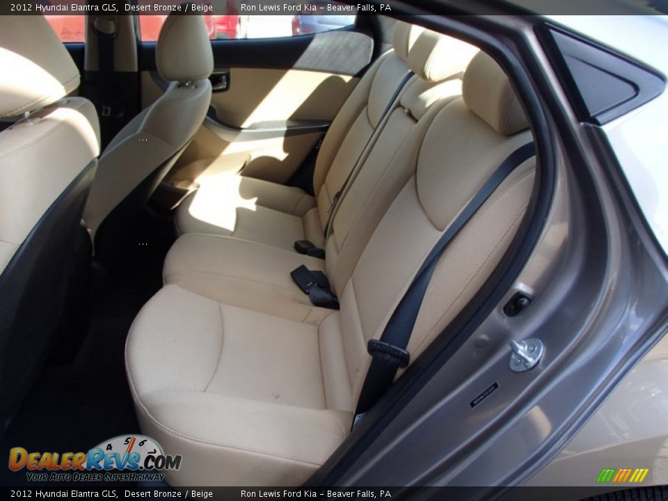 2012 Hyundai Elantra GLS Desert Bronze / Beige Photo #13