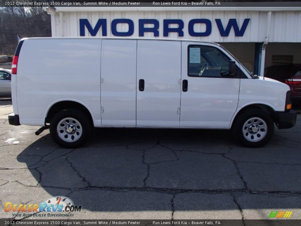 2012 Chevrolet Express 1500 Cargo Van Summit White / Medium Pewter Photo #1