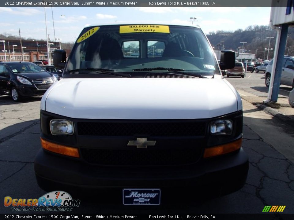 2012 Chevrolet Express 1500 Cargo Van Summit White / Medium Pewter Photo #3