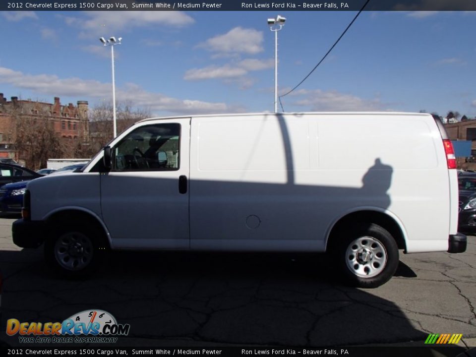 2012 Chevrolet Express 1500 Cargo Van Summit White / Medium Pewter Photo #5