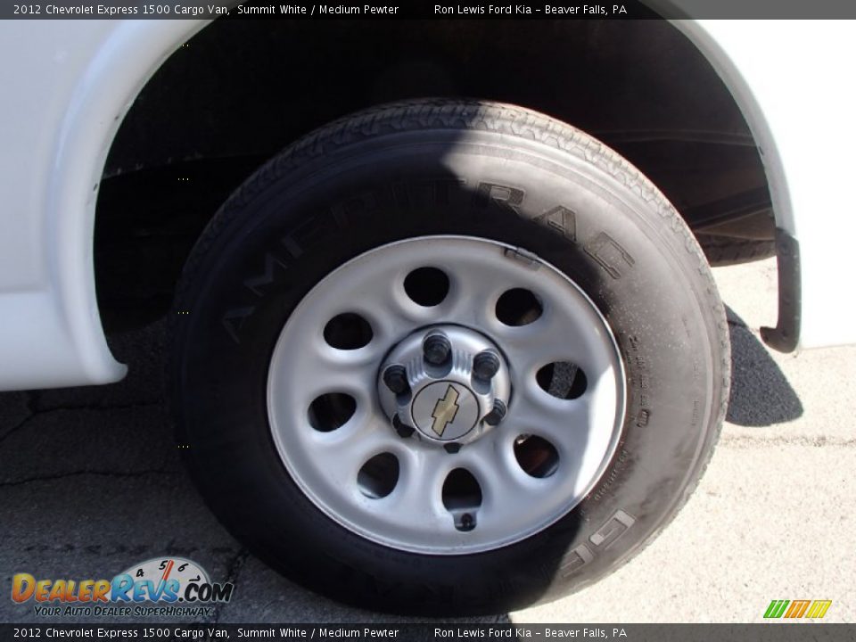 2012 Chevrolet Express 1500 Cargo Van Summit White / Medium Pewter Photo #9