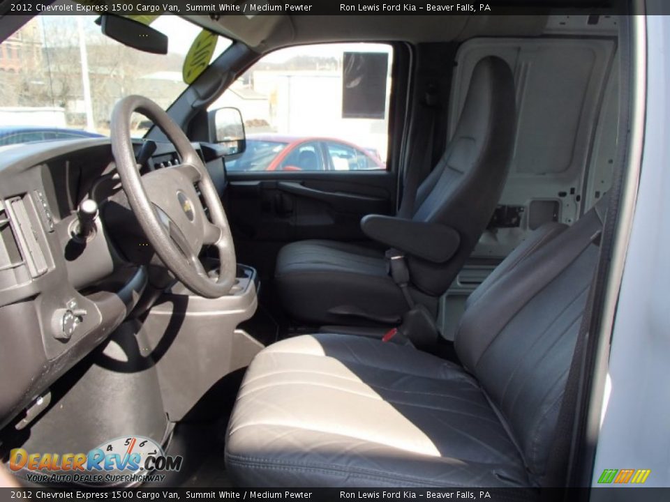2012 Chevrolet Express 1500 Cargo Van Summit White / Medium Pewter Photo #11