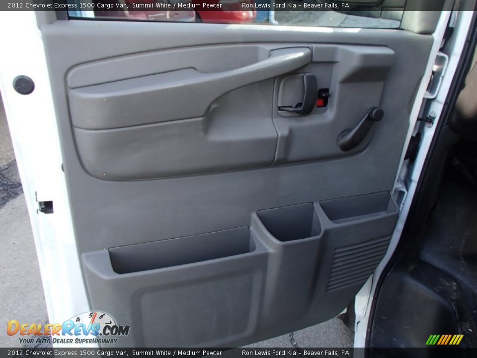 2012 Chevrolet Express 1500 Cargo Van Summit White / Medium Pewter Photo #12
