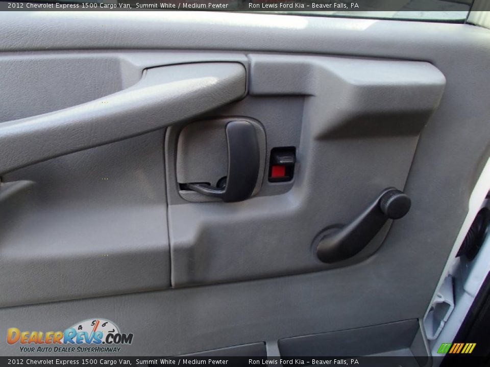 2012 Chevrolet Express 1500 Cargo Van Summit White / Medium Pewter Photo #13