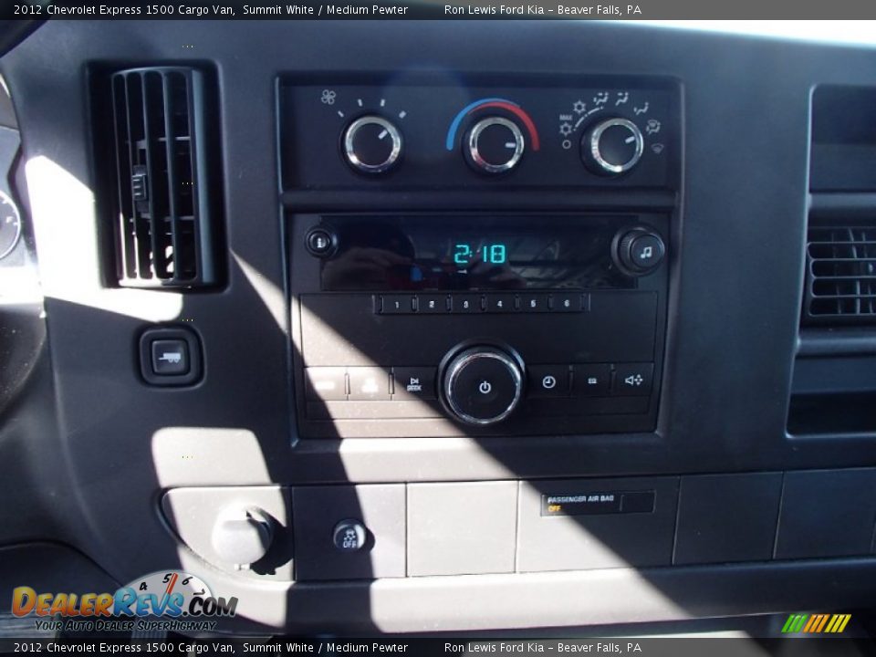 2012 Chevrolet Express 1500 Cargo Van Summit White / Medium Pewter Photo #16
