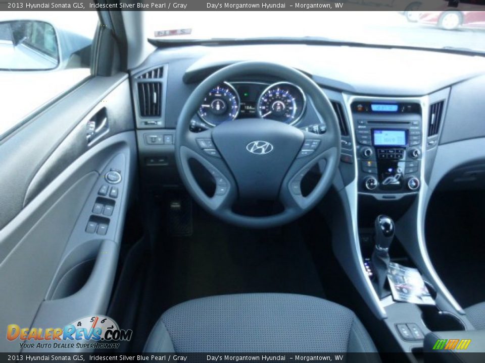2013 Hyundai Sonata GLS Iridescent Silver Blue Pearl / Gray Photo #13