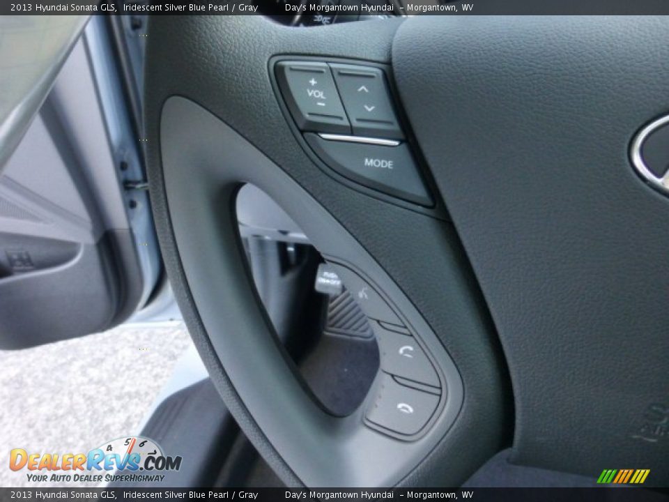 2013 Hyundai Sonata GLS Iridescent Silver Blue Pearl / Gray Photo #17